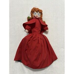 Vintage Topsy Turvy Doll Little Red Riding Hood Grandmother Wolf Reversible 3in1